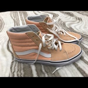 VANS Sk8-Hi Orange Mens 6.5 Women’s 8 High-Top